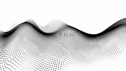 白色点线背景背景图片_抽象的横幅配有闪亮的波浪线