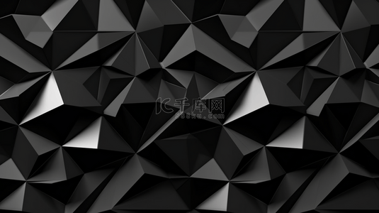优雅的浅灰色几何多边形抽象背景。