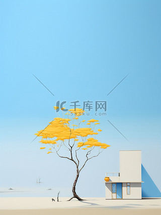 纯色背景背景图片_中国山水淡蓝色天空纯色背景8