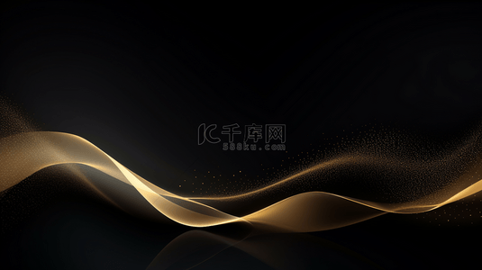 圆圈db背景图片_软金色闪耀的奢华背景，金色和黑色圆圈线条与光斑火花交织。豪华矢量插画高级横幅设计。