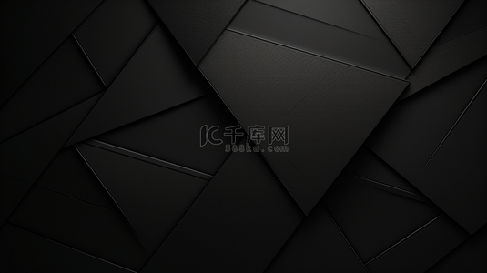 黑色抽象动态对角线背景。