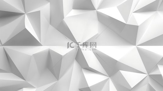 几何图形背景图片_白色抽象背景，采用3D纸样式。