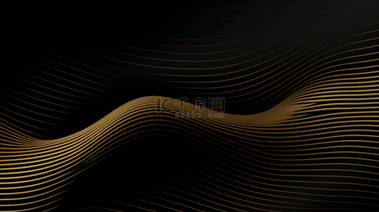 金色波浪线背景图片_抽象的金色发光的波浪线艺术效果矢量背景。适用于现代设计，封面，海报，模板，手册，装饰，传单，横幅等。