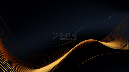 波浪线海报背景图片_抽象的金色发光的波浪线艺术效果矢量背景。适用于现代设计，封面，海报，模板，手册，装饰，传单，横幅等。