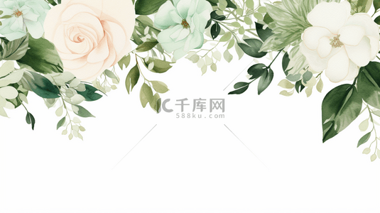 卡片背景背景图片_豪华美丽花卉模板背景