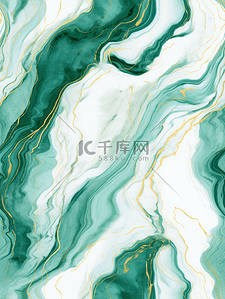 绿色背景图片_绿色烫金大理石纹理抽象背景19