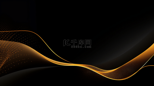 金色波浪线背景图片_抽象金色发光有光波线艺术效果的矢量背景，适用于现代设计、封面、海报、模板、宣传册、装饰、传单、横幅等。