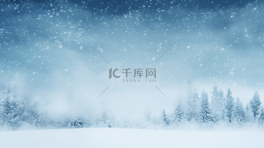 简约冬季暴雪天气背景14