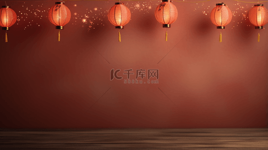 中秋节背景图片_中国风古典新年灯笼背景6