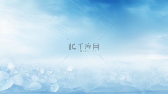 简约冬季冰雪冰原边界天际背景12