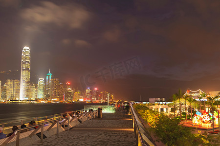 香港文化中心海滨长廊中国