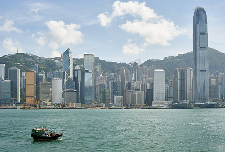 香港旅游摄影照片_香港尖沙咀维多利亚港