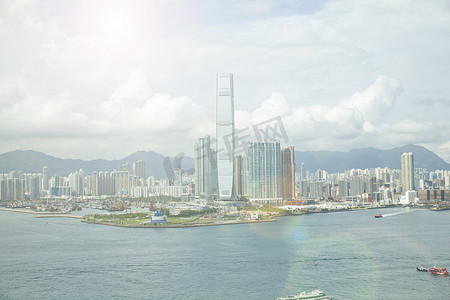 香港九龙天际线中国