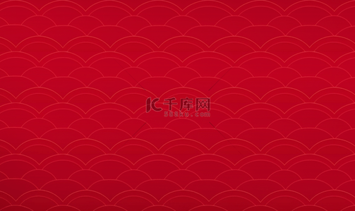 元旦背景图片_鱼鳞纹春节新年节日中式海报背景