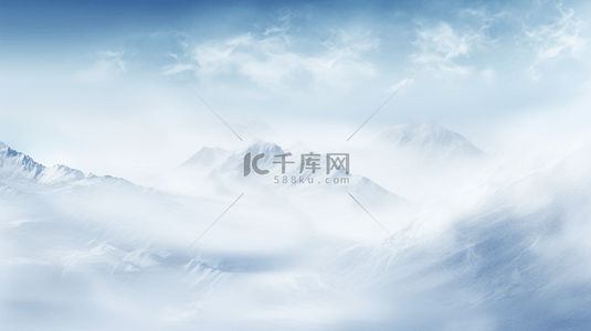 天空背景图片_蓝色科技感冰天雪地创意背景10