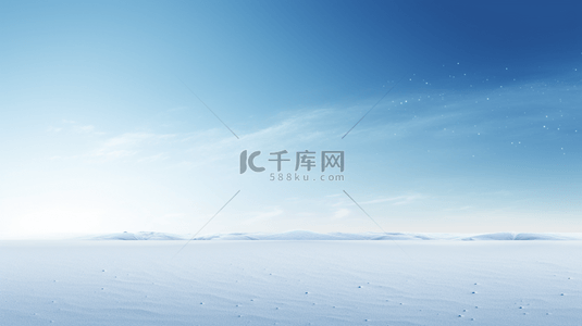 冬季背景图片_蓝色现代感冰天雪地简约创意背景18