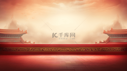 红色质感中国风背景图片_红色中国风喜庆吉祥简约创意背景8