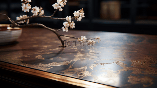 中式传统插花背景图片_中国风古典花瓶插花装饰背景24