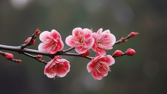 杭州植物园盛开的梅花