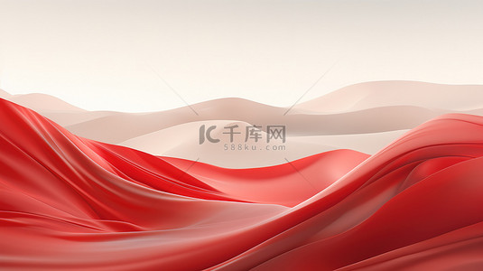 国庆中秋背景图片_红旗在山上飘扬背景3