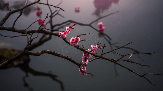 杭州植物园盛开的梅花