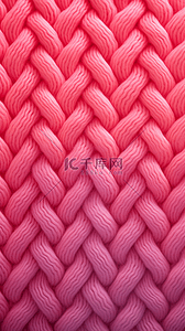 冬天粉色质感毛线编织平铺底纹背景