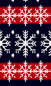 扁平化毛线编织纹理圣诞节装饰背景