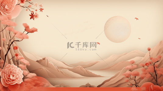 中国风新年春节装饰边框背景16