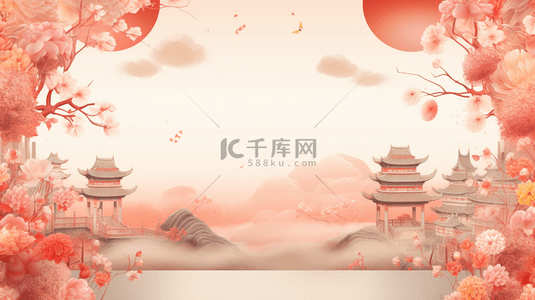 中国风新年春节装饰边框背景7