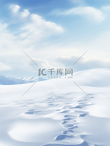 简约雪花背景背景图片_冬季冰天雪地简约背景29