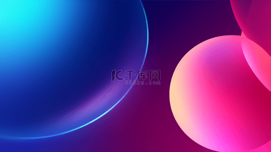 双十一紫色渐变背景图片_紫色渐变酷炫彩色圆抽象几何双十一电商4