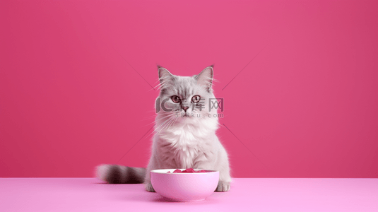 猫粮背景图片_双十一宠物粮猫猫零食猫粮电商促销背景