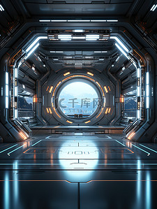 未来的科幻室内空间6