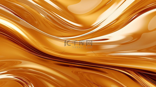 金色背景背景图片_液体玻璃壁纸金色的背景6