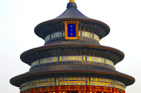 天坛建筑摄影照片_古建筑北京天坛