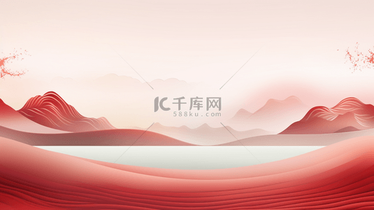 红色中国风喜庆创意背景10
