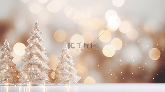 圣诞节冬季圣诞树装饰背景11