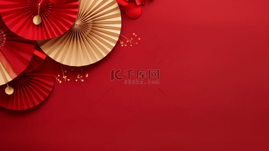 中国风水墨背景图片_中国风新年红色喜庆通用背景5