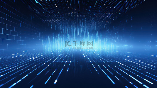 科技技术互联网背景图片_代码数字化蓝色背景17