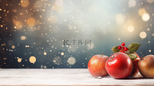 苹果平安夜圣诞节背景19