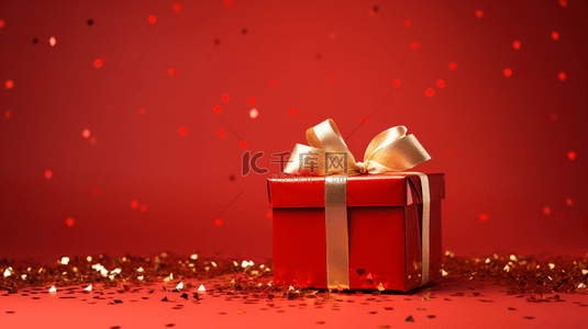 圣诞节圣诞礼物盒新年礼物盒背景