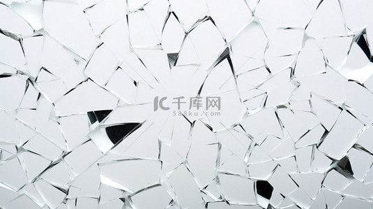 碎玻璃镜子破碎的表面6
