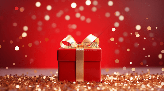 圣诞节圣诞礼物盒新年礼物盒背景3