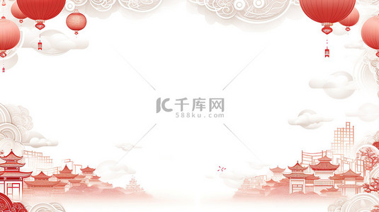 春节花朵白色壁纸背景7