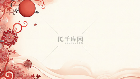 壁纸背景图片_春节花朵白色壁纸背景15