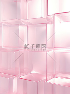 ppt背景素材背景图片_水晶玻璃墙浅粉色6