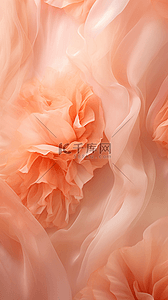 丝绸质感背景图片_粉桃色花朵梦幻渐变背景丝绸质感