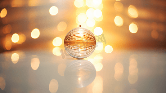 圣诞节平安夜装饰唯美水晶球