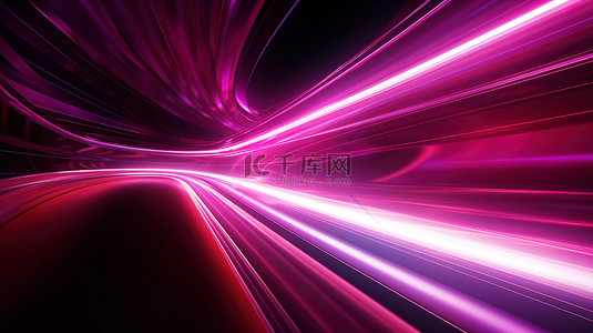 紫色光速隧道PPT背景20