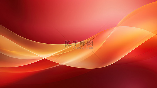 新年素材背景图片_浅红色和深红色波浪抽象背景1